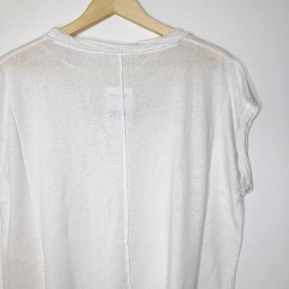 FREE PEOPLE Under The Sun White Tee - Picture 10 of 11